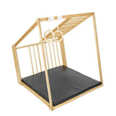 Klettergerüst, Sicherheitsmatte, zweiseitige Holzrutsche, Balancierscheibe, Ringe, Kletterseil mit AufstiegshilfenKlettergerüst, Sicherheitsmatte, zweiseitige Holzrutsche, Balancierscheibe, Ringe, Kletterseil mit Aufstiegshilfen