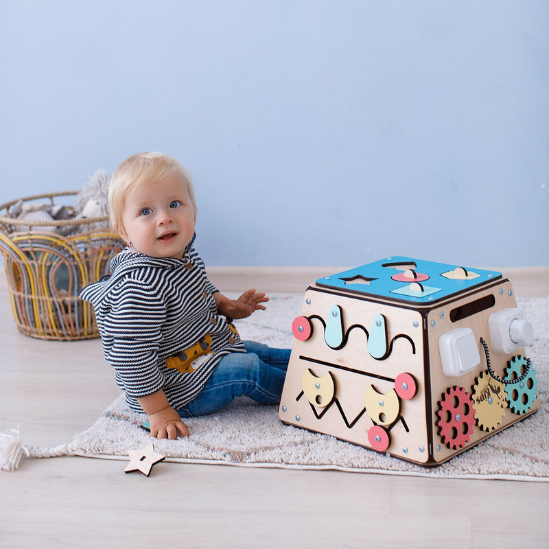 Activity Board, Montessori® Holzspielzeug, Lernspielzeug