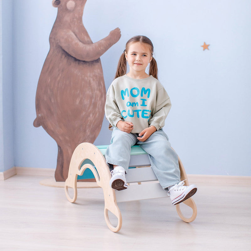 Balancewippe/Rocker Schaukel - Minze - Montessori®