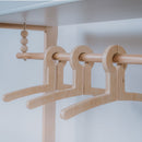 Garderobe kombiniert mit Maxi Regal - Montessori®