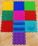 Orthopädische Sensomotorik-Matte-Set aus 10 Elementen - Bim-ba.Shop